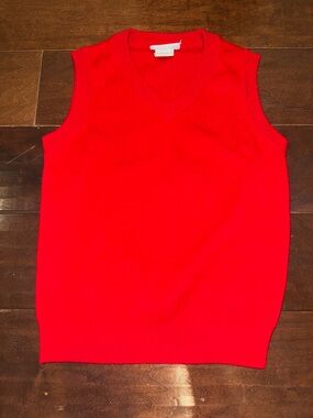 Red V-Neck Boy’s Sweater Vest